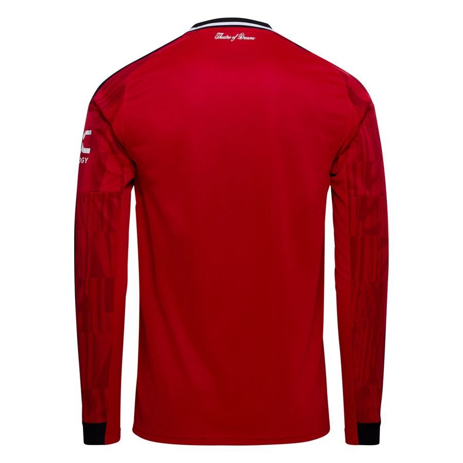 Manchester United Home Shirt 2025/26 Kids Long Sleeves-SoccerKits Hub | Buy Soccer Jerseys Online